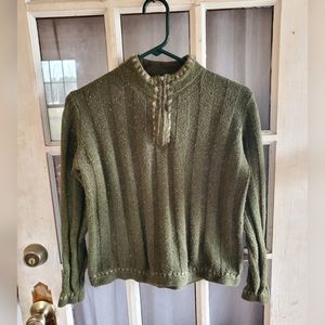 Vintage Woolrich Wool Half-Zip Pullover Sweater